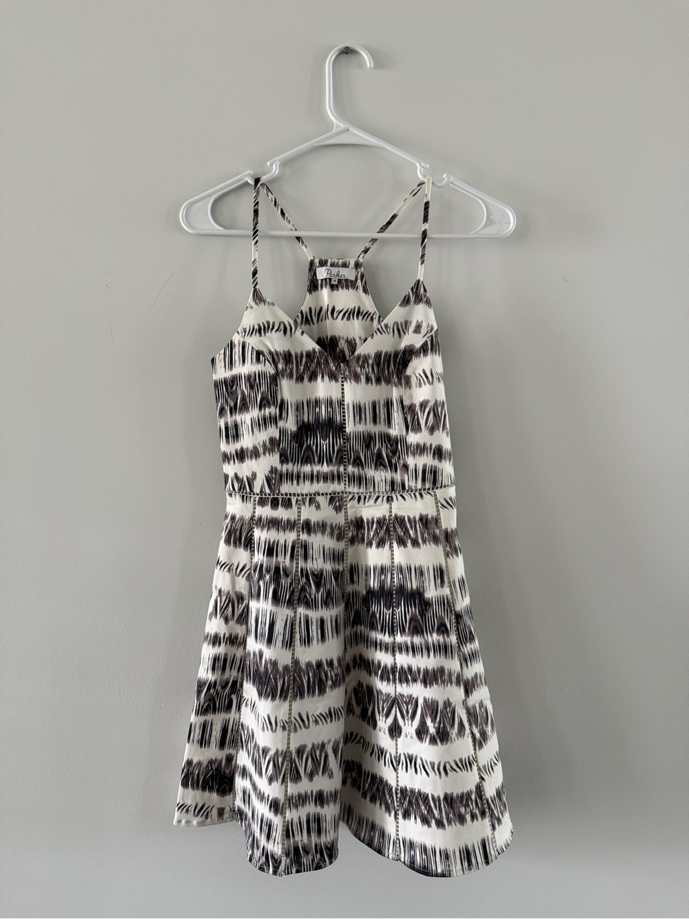Parker Black & White Patterned Sundress